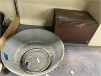 Large Granite Bowl - Granite Plate & Storage Box