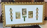 Framed Antique Valentines Cards