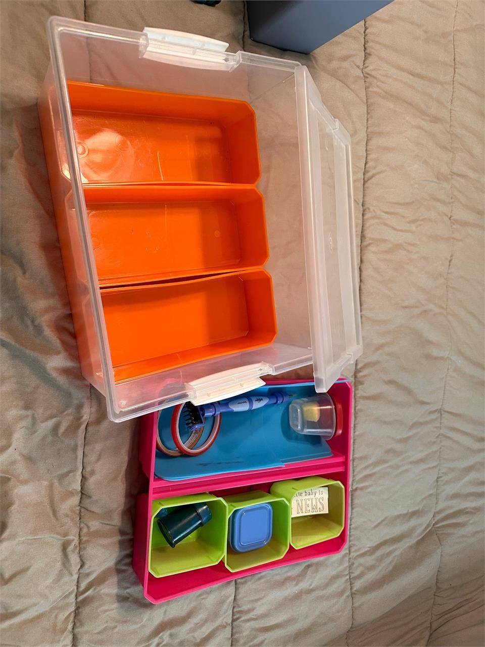 Compartment organizer tub