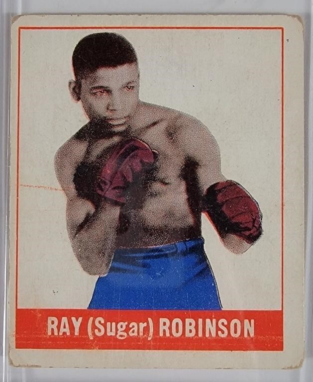 1948 Leaf Ray (Sugar) Robinson Boxing Card