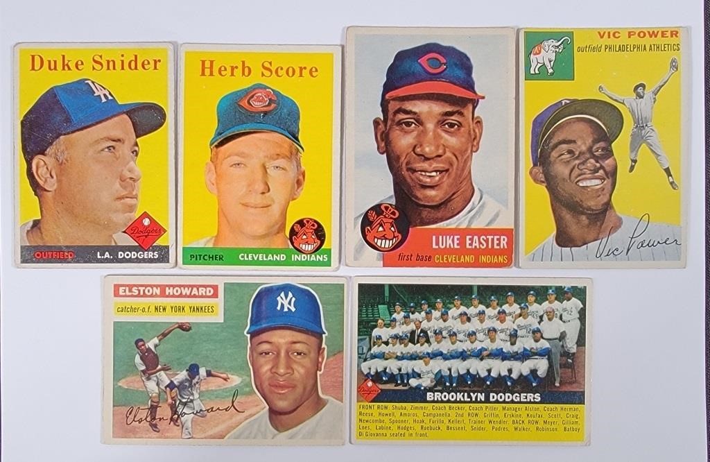 1953-58 Topps Baseball Cards