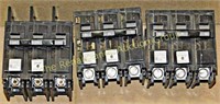3 Siemens HBQ, HBL 3 P Used Circuit Breakers