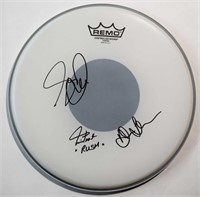 Rush signed drum head