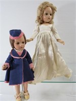 2 VINTAGE COMPOSITION DOLLS: