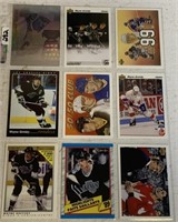 Nine Wayne Gretzky cards