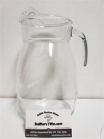Clear Glass Drink Pitcher