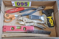 Pliers, level & more