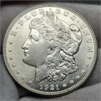 1921-D Morgan Silver Dollar