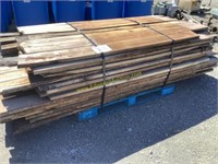 E. approximately 100 pcs 1” walnut