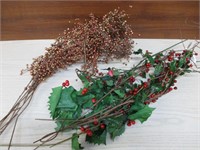 Nice Lot of Red Holly Berries and Gold Berries