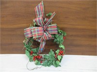 Red Berry Holly Wreath with Bow