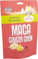 Sealed- 615 Plus Ginger Chew Low Sugar Candy, Maca