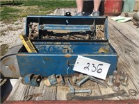 Ford Blue Tractor Tool Box