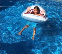 Swimline Inflatable Shark Mount Swim Ring for Kids
