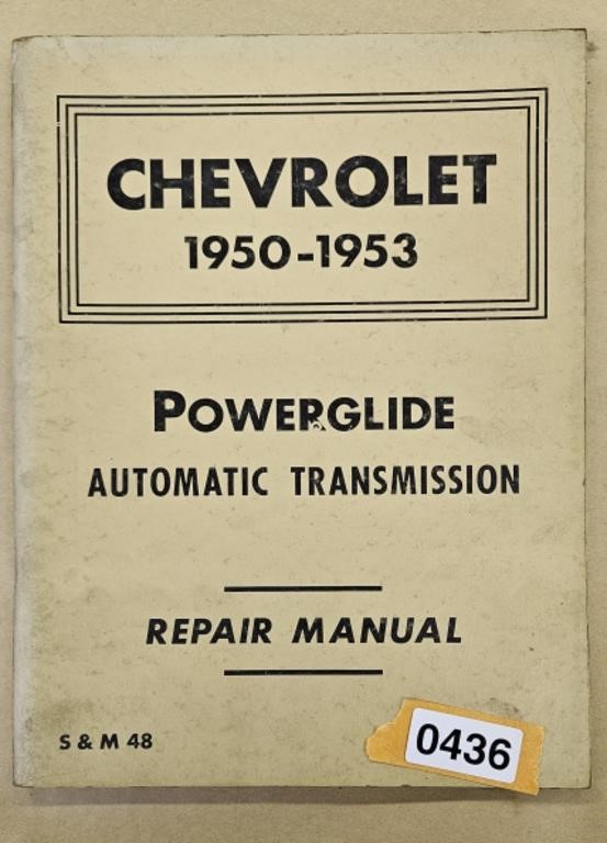 Chevrolet 1950-1953 Powerglide Repair Manual