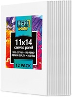 6 pcs canvas Boards for Painting 11x14 Inches