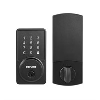 $99 Square Matte Black Smart Wi-Fi Deadbolt