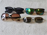4 designer sunglasses, ray ban too!