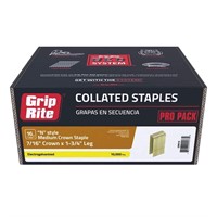 Grip-Rite 1-3/4in 16G N Style Staples (10k/Box)