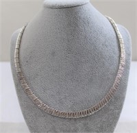 Diamond eternity necklace