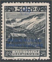 LIECHTENSTEIN #O6a USED VF