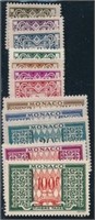 MONACO #J28-J38A MINT VF H