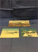 Piedmont Airlines/Aviation- Three Post Cards