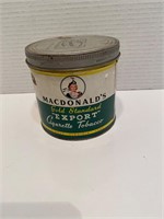 Macdonald’s Export Tobacco Tin