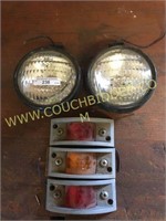 Assorted tractor and trailer lights