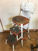 Retro kitchen step stool