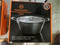 Mario Batali by Dansk 6 quart round casserole