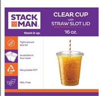16 oz Clear Plastic Cups