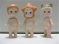 Three 3' Ceramic Dreams 2011 Figurines