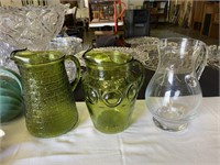 Vintage Glass Pitchers