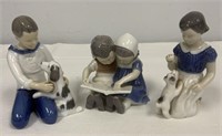 Three Pieces Bing & Grondahl Figurines