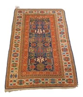 Oriental rug, Caucasian scatter rug, circa 1910,