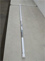 New adjustable tension rod 52"-86"....white