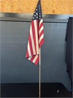 7 1/2 Ft Flag Pole W/ Flag