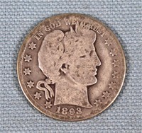 1893-O Barber Half Dollar