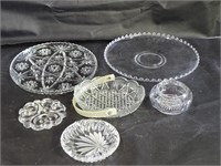 VTG Glass Platters, Bowls & More