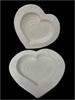 Wordware Heart Love Plates/bowls