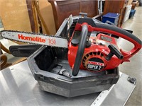 Homelite super 2 chainsaw fires up