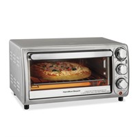 Hamilton Beach 31143 4-Slice Toaster Oven with 5 C