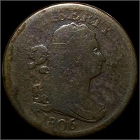 1806 Draped Bust Half Cent NICELY CIRCULATED