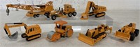 7 Pcs- Hitachi, Shinsei Toy Construction Vehicles