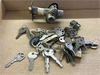 Vintage Door Lock and Keys