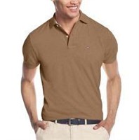 Tommy Hilfiger Men's Small Ivy Polo Shirt, Camel