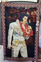 Vintage Elvis Velvet Wall Tapestry 32' x 50'