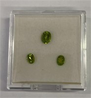 3) Peridot Gemstones