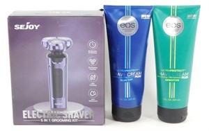 New Electric Shaver & EOS Shave Gel